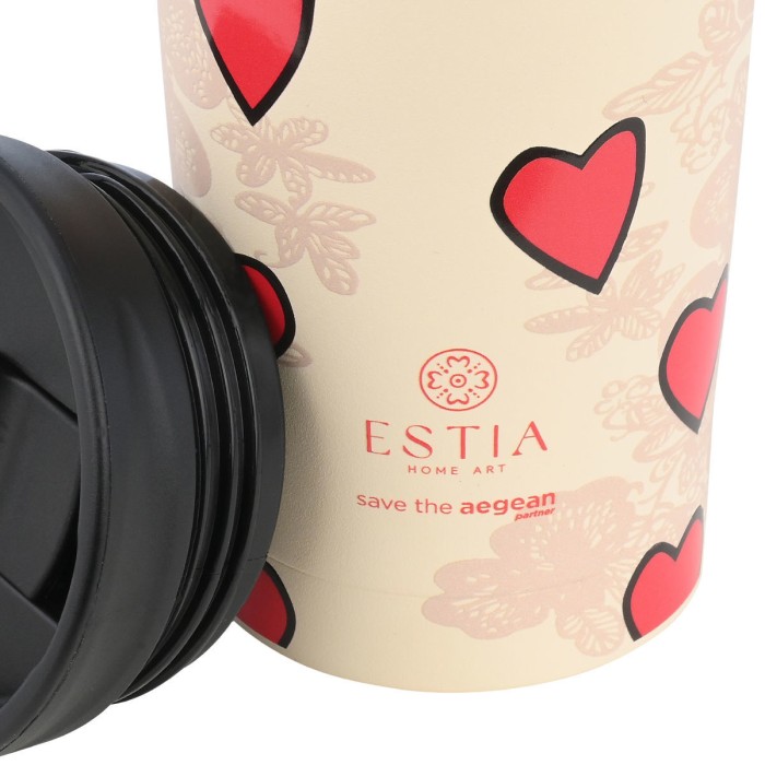 Θερμός Travel Mug Save The Aegean 350ml Tender Lace Estia