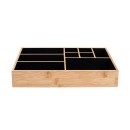 Θήκη Οργάνωσης Καλλυντικών Bamboo Essentials 9 Θέσεων 33x21x9cm Estia
