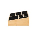 Θήκη Οργάνωσης Καλλυντικών Bamboo Essentials 9 Θέσεων 33x21x9cm Estia