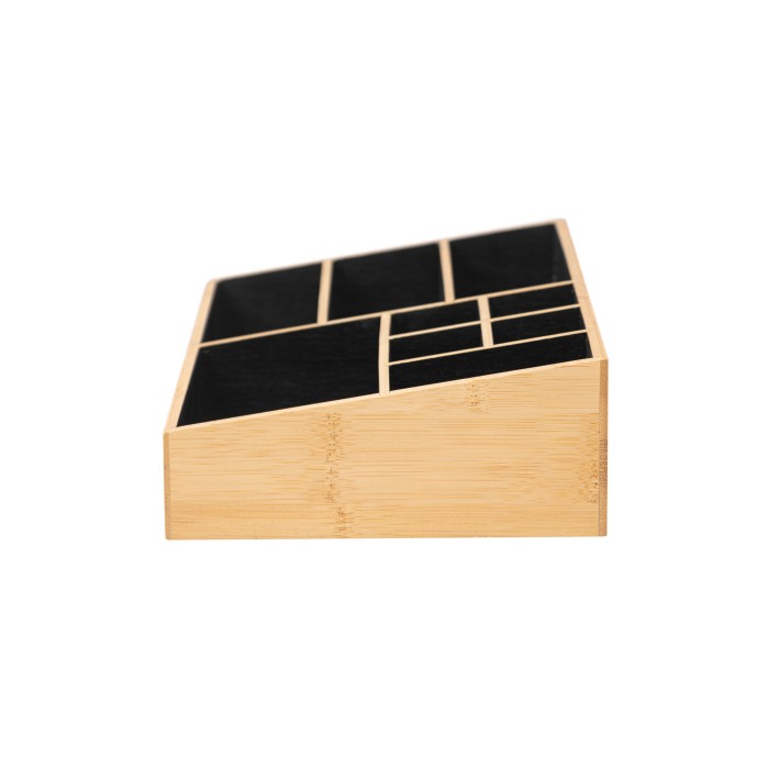 Θήκη Οργάνωσης Καλλυντικών Bamboo Essentials 9 Θέσεων 33x21x9cm Estia