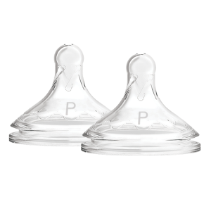 Θηλές Σιλικόνης Options+ 2τμχ για Μπιμπερό με Φαρδύ Λαιμό Επίπεδο Πρόωρα Dr Brown's