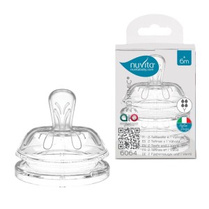 Θηλές Σιλικόνης Υ-cut 6m+ Flow Y 6064 Nuvita