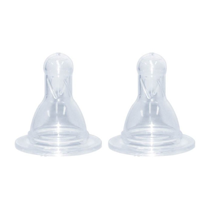 Θηλές Σιλικόνης 3m+ Medium 2τμχ Lorelli