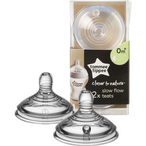 Θηλές Σιλικόνης Closer To Nature Αργής Ροής 2 Τεμάχια 0+μήνων Tommee Tippee Θηλές Σιλικόνης Closer To Nature Αργής Ροής 2 Τεμάχια 0+μήνων Tommee Tippee