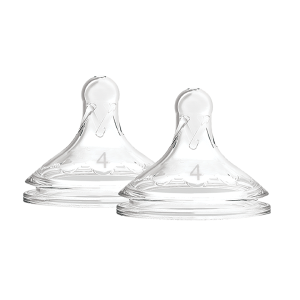 Θηλές Σιλικόνης Options+ 2τμχ για Μπιμπερό με Φαρδύ Λαιμό Επίπεδο 4 Dr Brown's