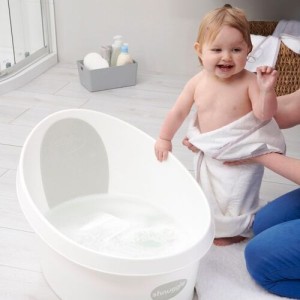 Shnuggle Toddler Bath Μπεζ με τάπα Shnuggle Toddler Bath Μπεζ με τάπα