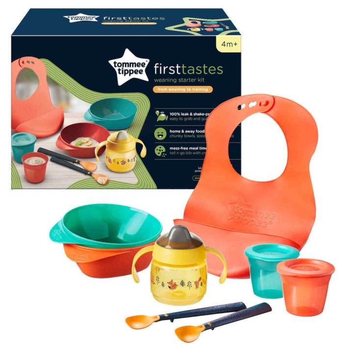 Tommee Tippee Ολοκληρωμένο Σετ Για Τα Πρώτα Γεύματα 8τμχ 4m+ Tommee Tippee Ολοκληρωμένο Σετ Για Τα Πρώτα Γεύματα 8τμχ 4m+