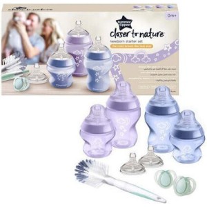 Tommee Tippee Σετ Μπιμπερό Closer to Nature Για Νεογέννητα (9 τμχ)