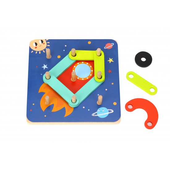 Tooky Toy Ξύλινο Παζλ Εκπαίδευσης 24τμχ TH123 Tooky Toy Ξύλινο Παζλ Εκπαίδευσης 24τμχ TH123