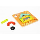 Tooky Toy Ξύλινο Παζλ Εκπαίδευσης 24τμχ TH123 Tooky Toy Ξύλινο Παζλ Εκπαίδευσης 24τμχ TH123