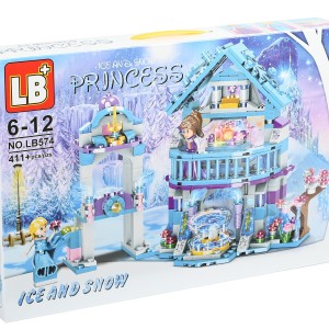 Τουβλάκια Ice & Snow Princess με Φως 411τμχ LB574 Τουβλάκια Ice & Snow Princess με Φως 411τμχ LB574
