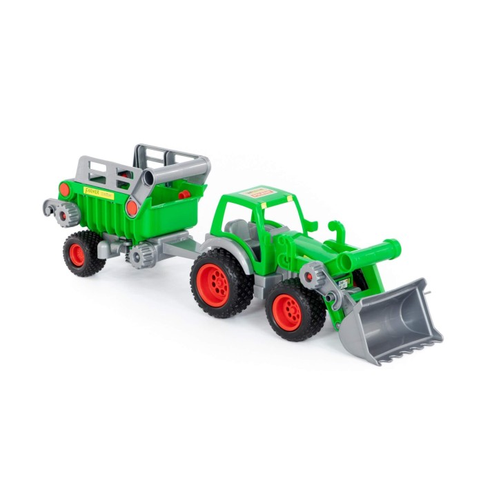 Τρακτέρ Με Τρέιλερ Και Φορτωτής Polesie