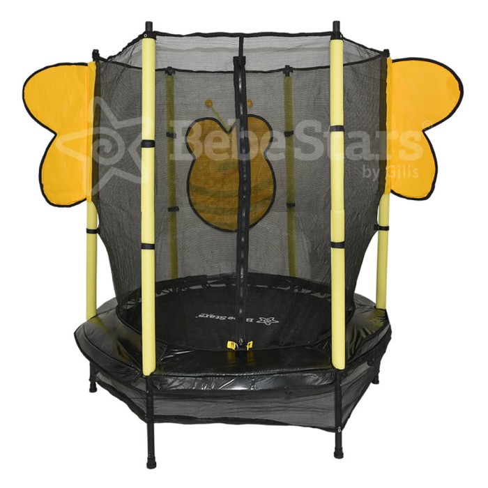 Τραμπολίνο με δίχτυ 140cm Bee Bebestars Τραμπολίνο με δίχτυ 140cm Bee Bebestars