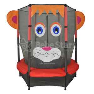 Τραμπολίνο με δίχτυ 140cm Lion Bebestars