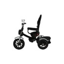 Τρίκυκλο Ποδηλατάκι Chopper Black 6 σε 1 με Φουσκωτούς Τροχούς Bebe Stars