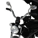 Τρίκυκλο Ποδηλατάκι Chopper Black 6 σε 1 με Φουσκωτούς Τροχούς Bebe Stars