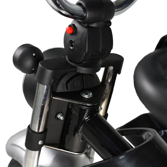 Τρίκυκλο Ποδηλατάκι Chopper Black 6 σε 1 με Φουσκωτούς Τροχούς Bebe Stars