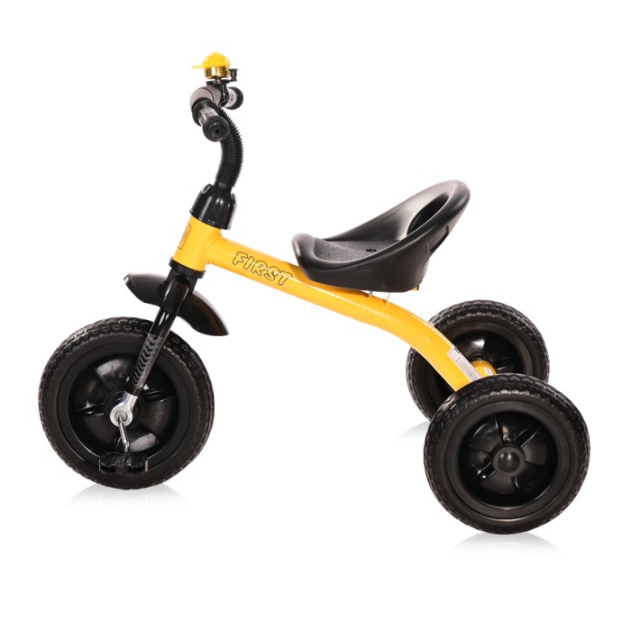 Τρίκυκλο - Ποδήλατο First Κίτρινο - Μαύρο Lorelli