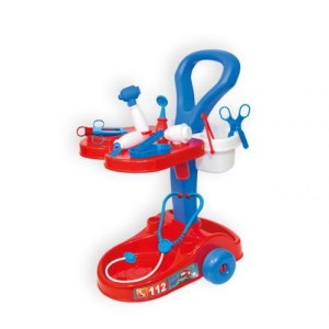 Τρόλεϊ Ιατρού με Ιατρικά Εργαλεία Mochtoys 10318