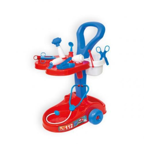 Τρόλεϊ Ιατρού με Ιατρικά Εργαλεία Mochtoys 10318