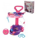 Τρόλεϊ Ιατρού με Ιατρικά Εργαλεία Ροζ Polesie 67937