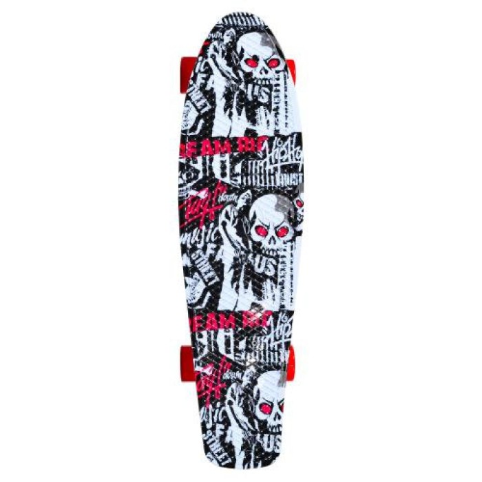 Τροχοσανίδα Skateboard 22" Skull Led Byox Τροχοσανίδα Skateboard 22" Skull Led Byox