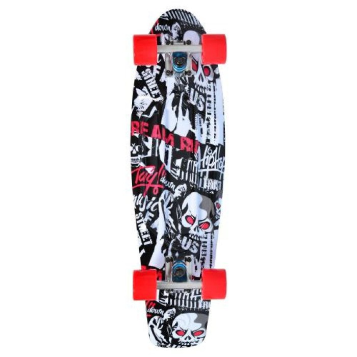 Τροχοσανίδα Skateboard 22" Skull Led Byox Τροχοσανίδα Skateboard 22" Skull Led Byox