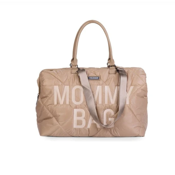 Τσάντα Αλλαγής Mommy Bag Καπιτονέ Μπεζ Childhome Τσάντα Αλλαγής Mommy Bag Καπιτονέ Μπεζ Childhome