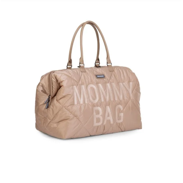 Τσάντα Αλλαγής Mommy Bag Καπιτονέ Μπεζ Childhome Τσάντα Αλλαγής Mommy Bag Καπιτονέ Μπεζ Childhome