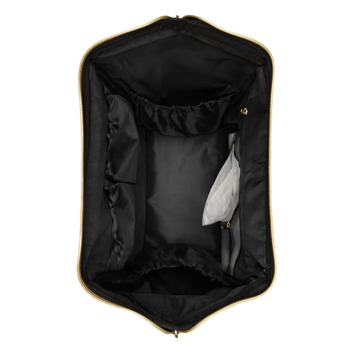 Τσάντα-Αλλαξιέρα Siena Black & Gold 2025