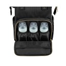 Τσάντα-Αλλαξιέρα Siena Black & Gold 2025