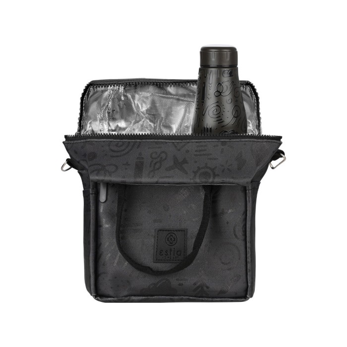 Τσάντα Φαγητού Save The Aegean Ισοθερμική 7lt Noir Echo Estia