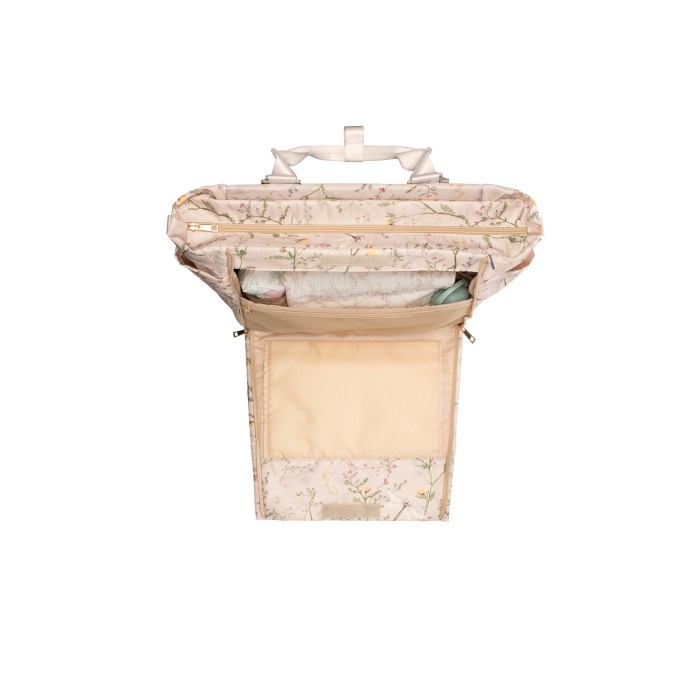 Τσάντα Μαμάς Με Αλλαξίερα Florence Secret Garden Beige Kikka Boo Τσάντα Μαμάς Με Αλλαξίερα Florence Secret Garden Beige Kikka Boo