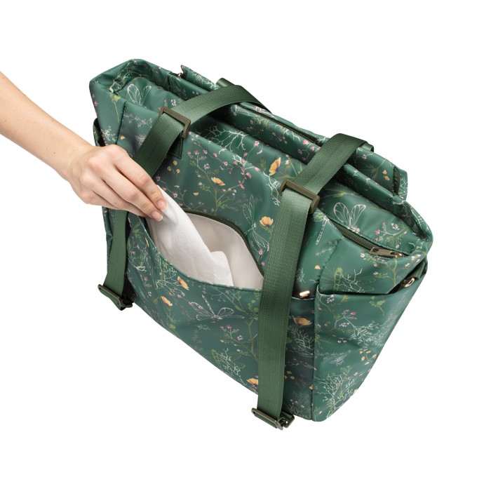 Τσάντα Μαμάς Με Αλλαξίερα Florence Secret Garden Green Kikka Boo Τσάντα Μαμάς Με Αλλαξίερα Florence Secret Garden Green Kikka Boo