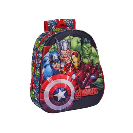Tσάντα πλάτης παιδικού 3D Avengers Safta