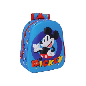 Tσάντα πλάτης παιδικού 3D Mickey Mouse Safta