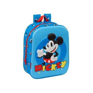 Mini Tσάντα πλάτης παιδικού 3D Mickey Mouse Safta