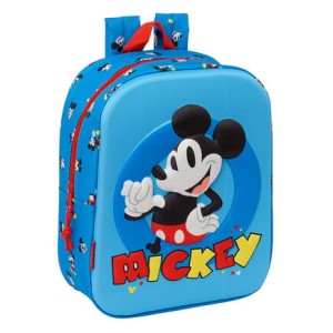 Mini Tσάντα πλάτης παιδικού 3D Mickey Mouse Safta