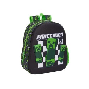 Tσάντα πλάτης παιδικού 3D Minecraft Safta