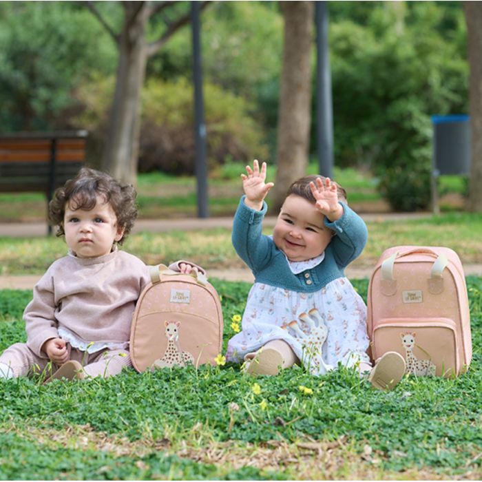 Tσάντα πλάτης παιδικού σταθμού Sophie La Giraffe-Cookie Safta