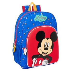 Τσάντα σχολική 42cm Mickey Mouse "Good Day" Safta