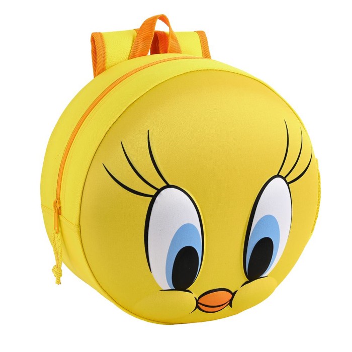 Τσάντα Σχολική 3D Tweety Safta