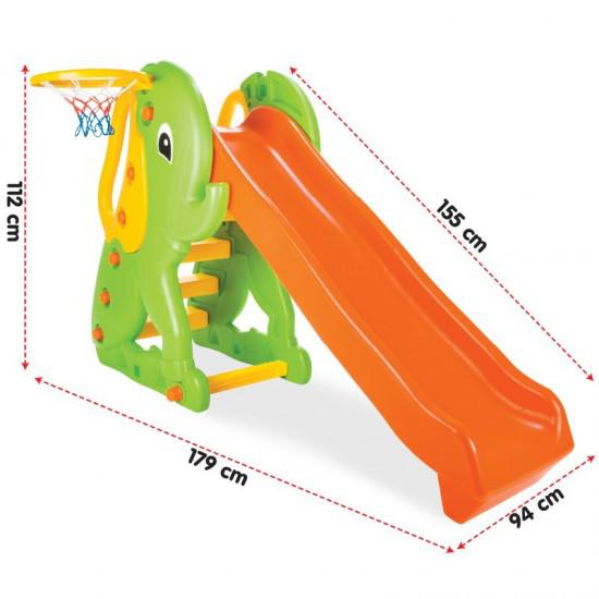 Τσουλήθρα με Μπασκέτα Elephant 06160 Pilsan