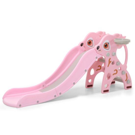 Τσουλήθρα με Μπασκέτα Tiana Ροζ Moni 19021