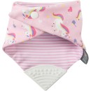 Υφασμάτινη Σαλιάρα Μπαντάνα Με Μαστικό Unicorn Love Cheeky Chompers Υφασμάτινη Σαλιάρα Μπαντάνα Με Μαστικό Unicorn Love Cheeky Chompers