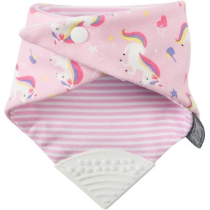 Υφασμάτινη Σαλιάρα Μπαντάνα Με Μαστικό Unicorn Love Cheeky Chompers Υφασμάτινη Σαλιάρα Μπαντάνα Με Μαστικό Unicorn Love Cheeky Chompers