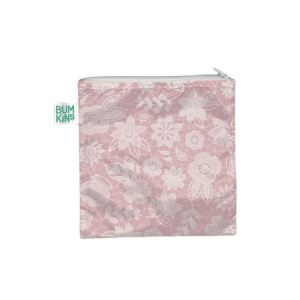Υφασμάτινο Τσαντάκι Φαγητού Ροζ Δαντέλα Bumkins