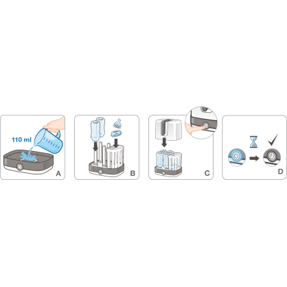 Αποστειρωτής Ατμού Vario Express Nuk Αποστειρωτής Ατμού Vario Express Nuk