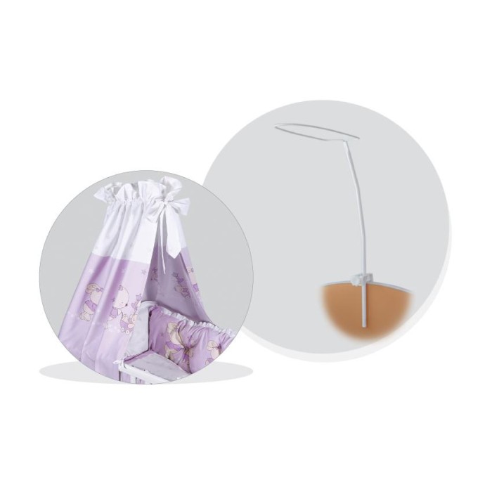 Βάση Κουνουπιέρας Λευκή Lorelli