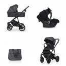 Velar Καρότσι 3σε1 Coal 04 Riko Velar Καρότσι 3σε1 Coal 04 Riko